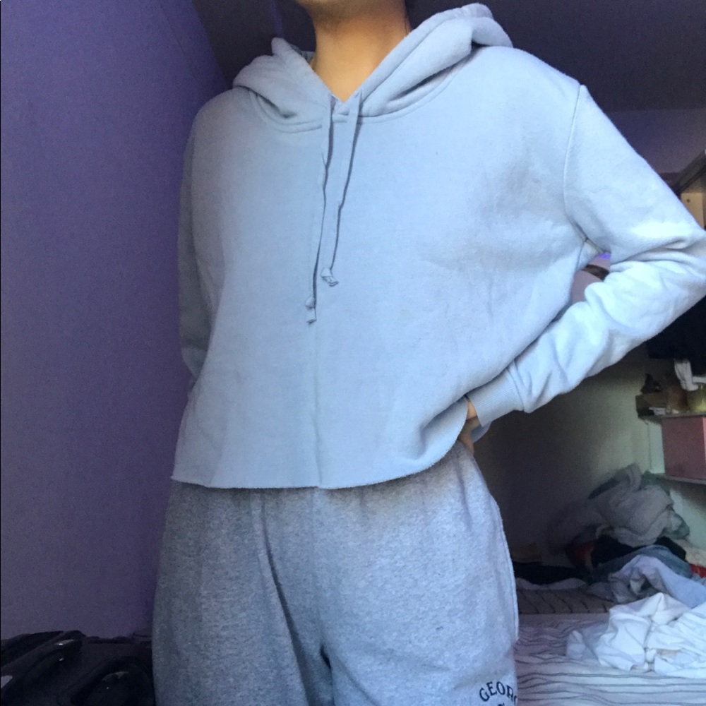 Brandy Melville Cropped Hoodie